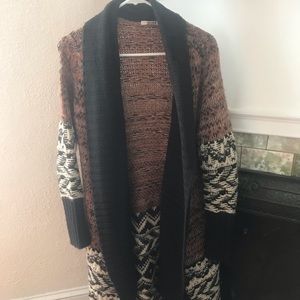 Amuse & Society full length wool sweater/coat